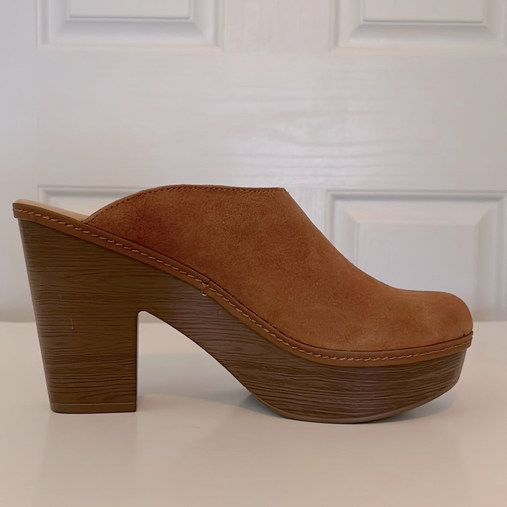 Chinese Laundry Florina Platform Mule Aged Cognac Size 10